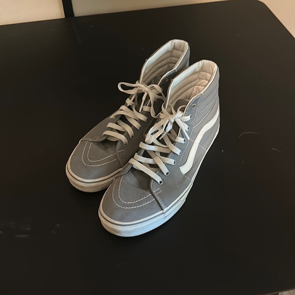 Grey sk8-hi vans 11.5 men’s